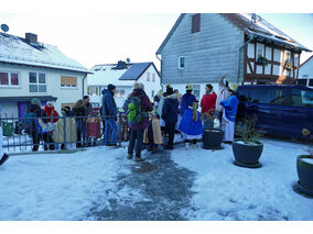 Aussendung der Sternsinger in Naumburg (© Karl-Franz Thiede)